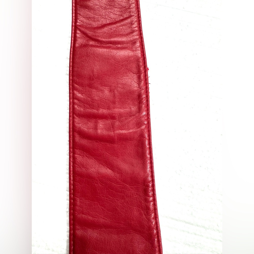 Red Raspberry Belt with Buckle - Picture 3 of 13